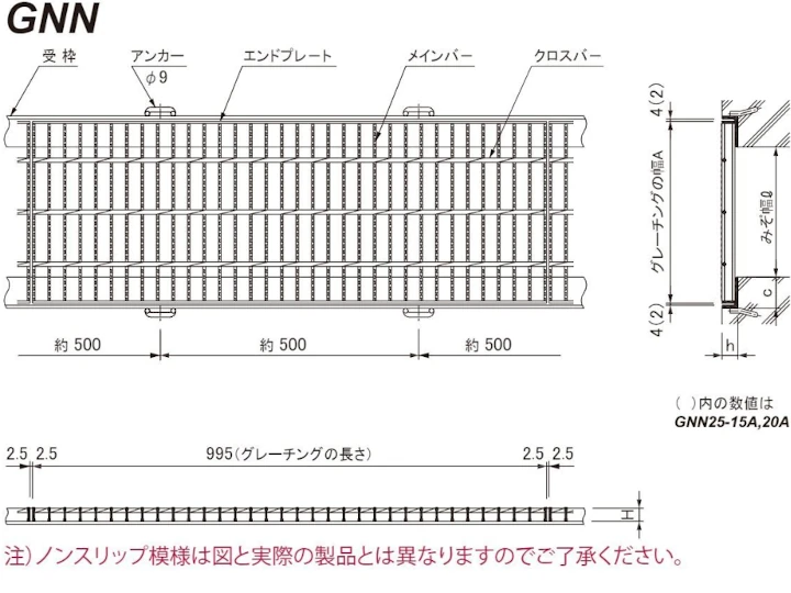 グレーチング frp 吹き抜け frpグレーチング sus U字溝 側溝 ステンレス 樹脂 スチール 激安 販売 格安 安い 安く買う 最安値 スチール製グレーチング05