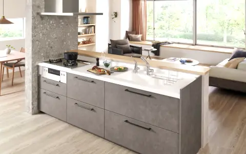 ミッテ mitte システムキッチン キッチン メーカー 格安 激安 価格 安い 販売 安く買う アウトレット イメージ