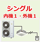 業務用エアコン 激安 価格 格安 安い 工事費込み 販売 東京 エアコン 業務用 工事 シングル（内機１・外機１）