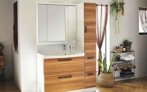 ファンシオ クリナップ Cleanup 洗面化粧台 洗面台 安い メーカー 安く買う 見積もり 値引き率 ホームセンター 格安 激安 価格 イメージ