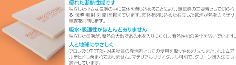 カネカ カネライトフォーム スーパー ポリスチレンフォーム カタログ 安い 激安 格安 価格 断熱材 イメージ02