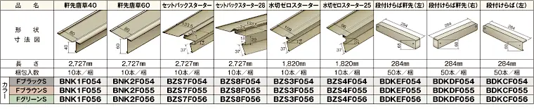 ニチハ センタールーフ 横暖ルーフ αプレミアムS 仕様表02