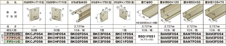 ニチハ センタールーフ 横暖ルーフ プレミアムS 仕様表4