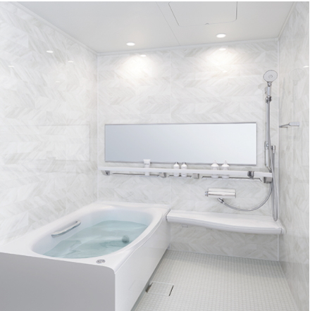 LIXIL　システムバス　　激安　見積無料　価格　リノビオV　ブログ　浴槽　カラー 施工イメージ