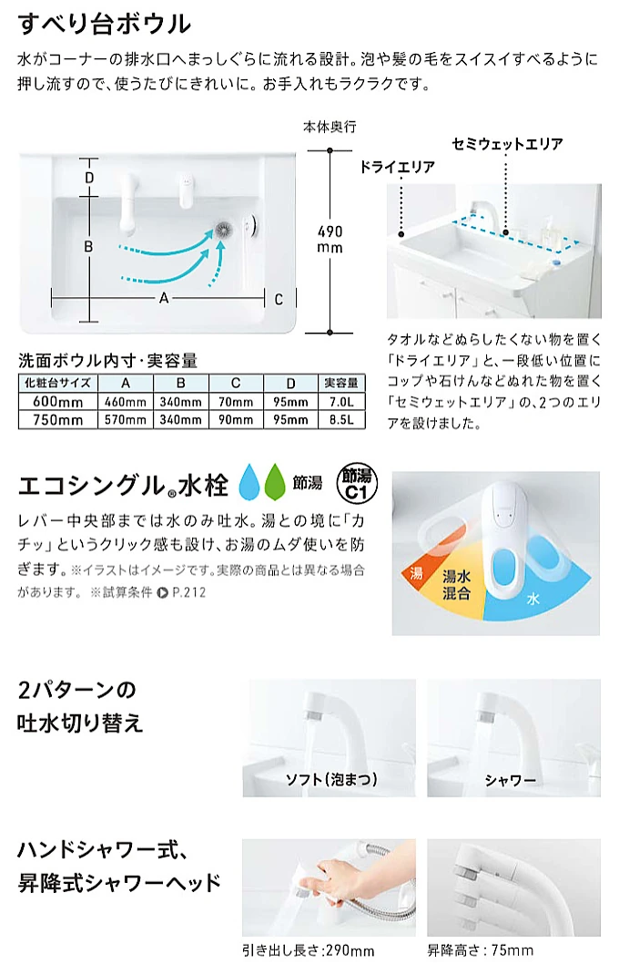 Vシリーズ TOTO 洗面化粧台 洗面台 激安 格安 安い 価格 値引き率 割引率 見積もり イメージ01